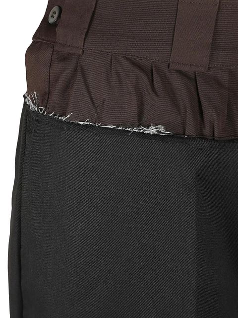 Maison Margiela pleated shorts - Black