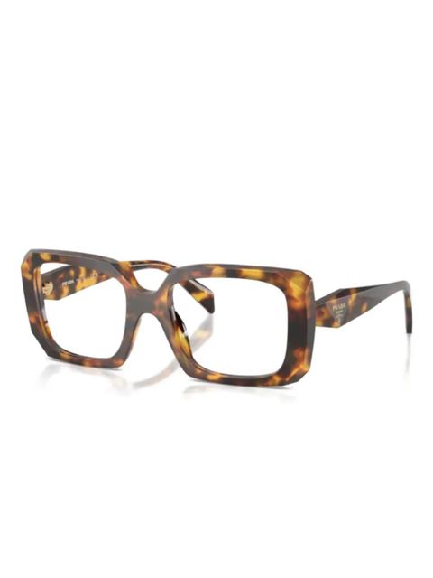 Prada Eyewear square-frame glasses - Brown