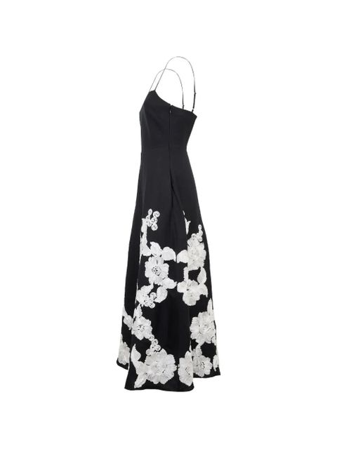 Simkhai Annabella floral midi dress - Black