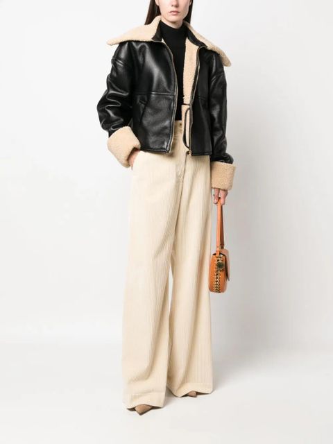 ETRO corduroy wide-leg trousers - Neutrals