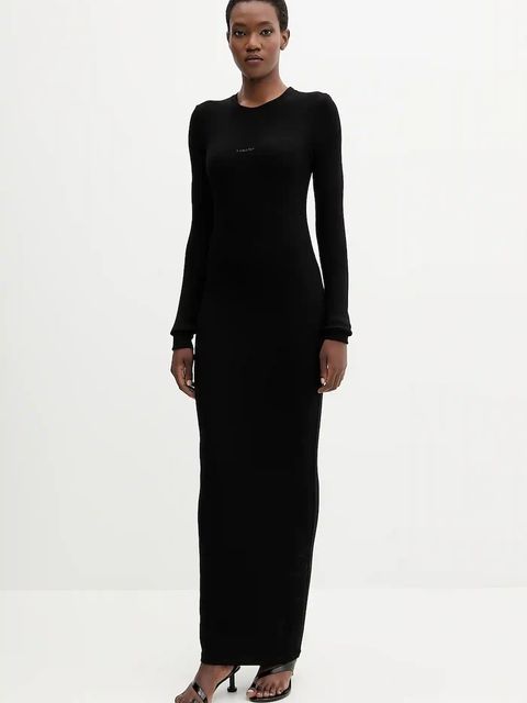 La Mania sukienka kolor czarny maxi dopasowana LEE - zdjęcie produktu nr 2