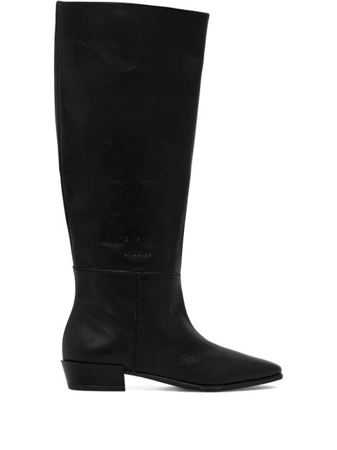 Copenhagen pointed-toe knee-high boots - Black - zdjęcie produktu nr 1