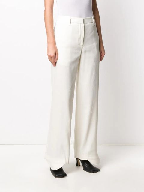 Off-White flared curved cuff trousers - Neutrals