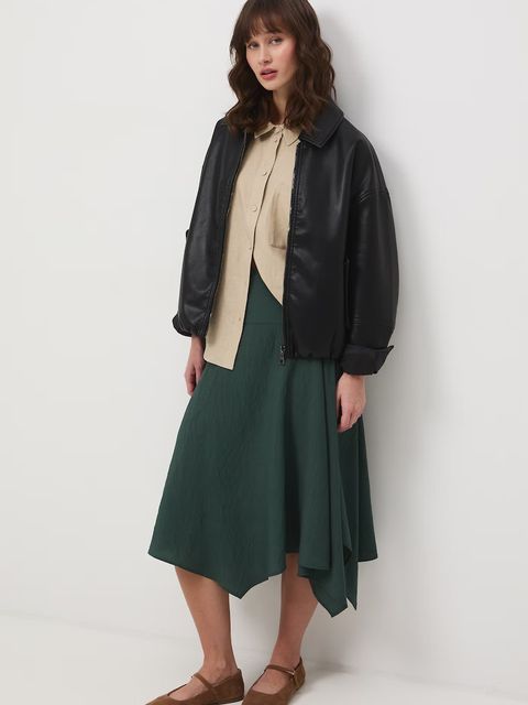 Medicine spódnica asymetryczna z modalem - zdjęcie produktu nr 1