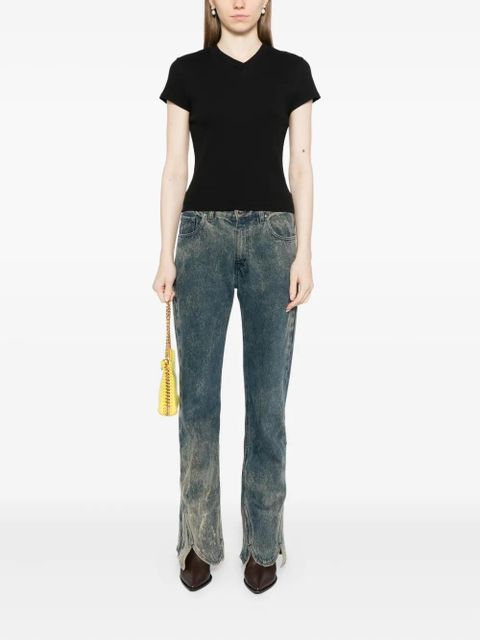 Reformation Lindie T-shirt - Black - zdjęcie produktu nr 2