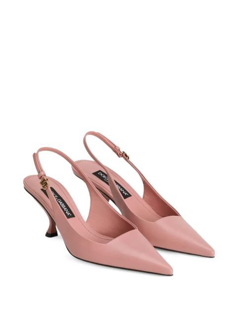 Dolce & Gabbana 60mm pointed slingback pumps - Pink - zdjęcie produktu nr 2