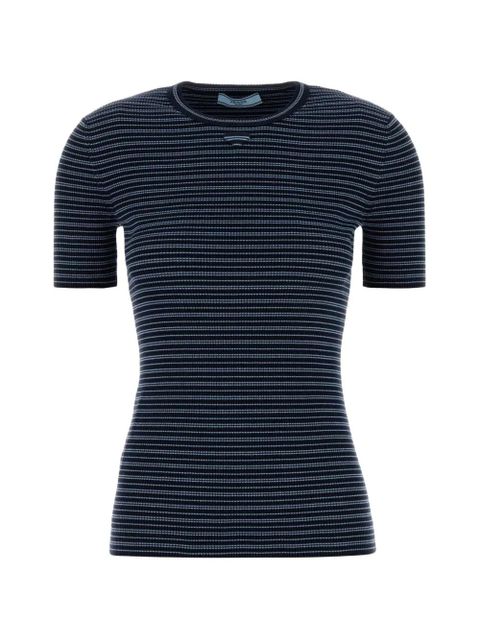 Prada striped knitwear - Blue - zdjęcie produktu nr 1