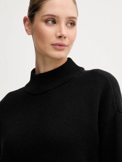 Dkny sweter damski kolor czarny lekki DJ5R0889