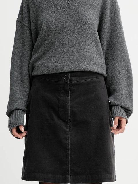 Marc O'Polo spódnica kolor szary mini prosta 511096820113 - zdjęcie produktu nr 1