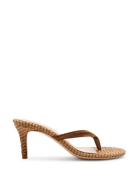 Gianvito Rossi suede woven sandals - Neutrals - zdjęcie produktu nr 1