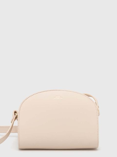 A.P.C. torebka skórzana sac demi-lune mini - zdjęcie produktu nr 1