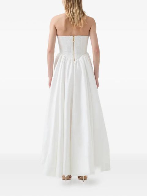 Aje Carina floral strapless maxi dress - White - zdjęcie produktu nr 2