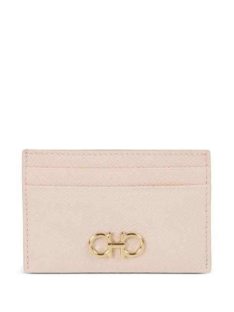 Ferragamo Gancini leather card holder - Pink - zdjęcie produktu nr 1