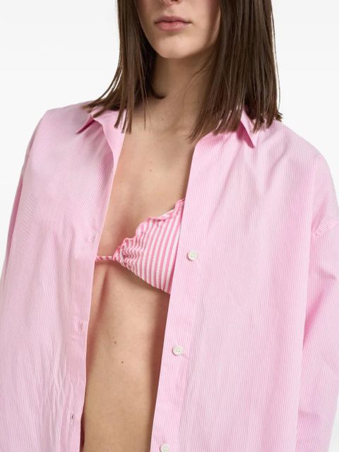 MC2 Saint Barth stripe-pattern shirt - Pink