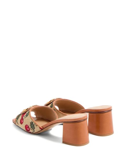 Valentino Garavani VLogo Signature Cherryfic sandals - Neutrals