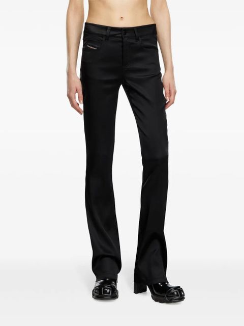 Diesel P-Ebbey mid-rise flared trousers - Black