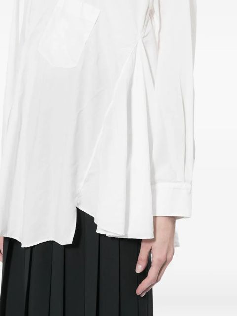 Comme Des Garçons asymmetric shirt - White