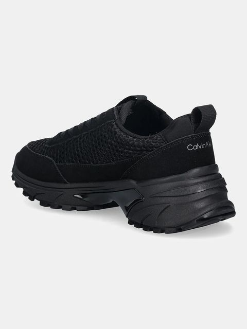 Calvin Klein sneakersy HIKE RUNNER LACE UP TECHMIX damskie kolor czarny YW0YW02030