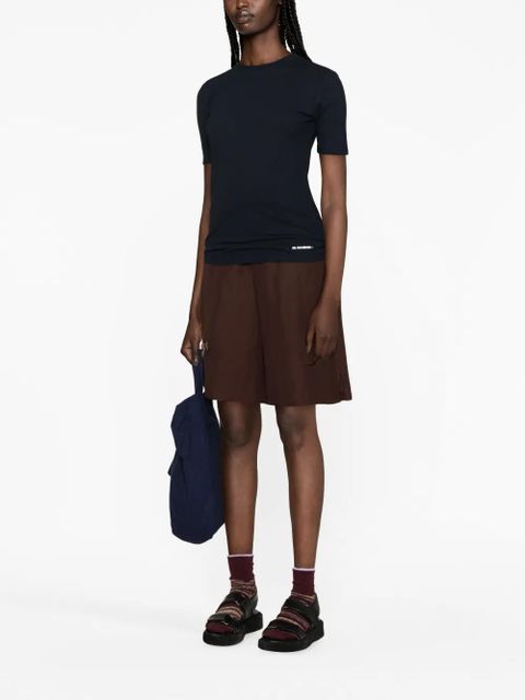 Jil Sander logo-print cotton T-shirt - Blue - zdjęcie produktu nr 2