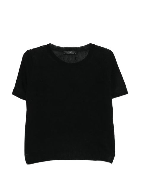 Weekend Max Mara Pancone crew neck top - Black - zdjęcie produktu nr 1