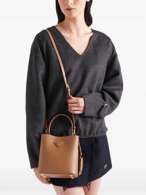 Prada medium Panier tote bag - Brown