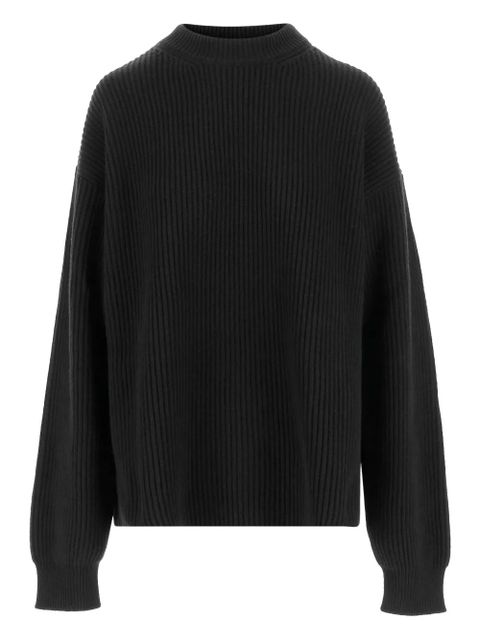 Jil Sander ribbed crewneck sweater - Black - zdjęcie produktu nr 1