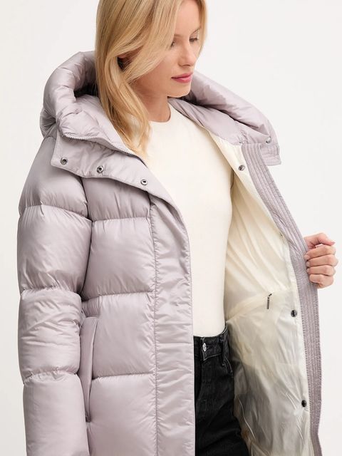 Hetrego kurtka puchowa KAREN kolor fioletowy zimowa 8P605