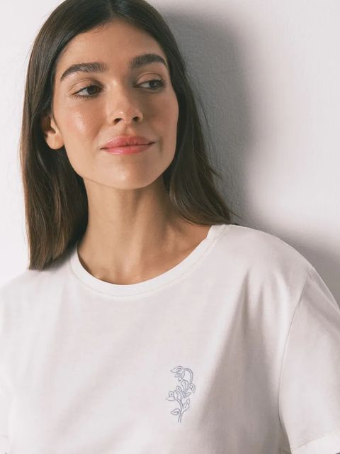 women'secret piżama bawełniana damska kolor beżowy bawełniana 3592467