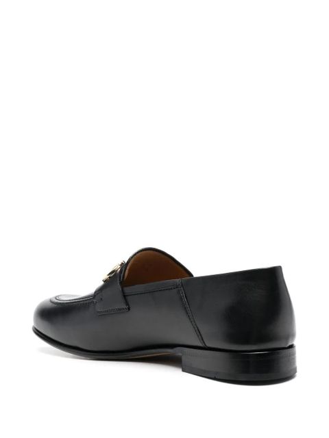 Ferragamo 20mm Ottone Gancini-buckle loafers - Black