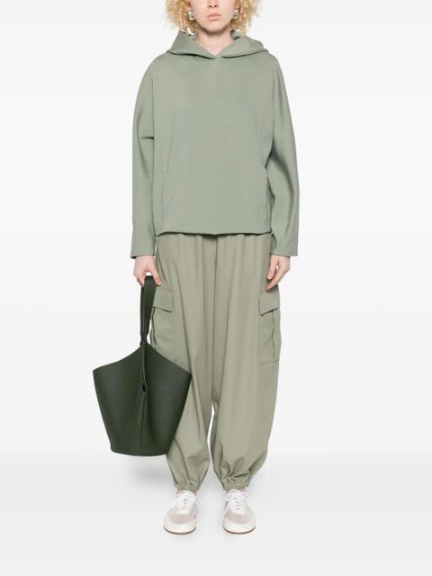 Max Mara elasticated-hem loose trousers - Green - zdjęcie produktu nr 2