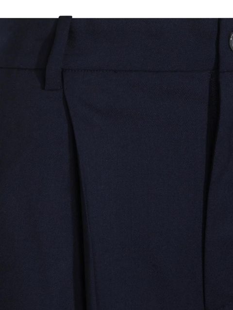 Aya Muse pleated-front side-pocket trousers - Blue - zdjęcie produktu nr 2