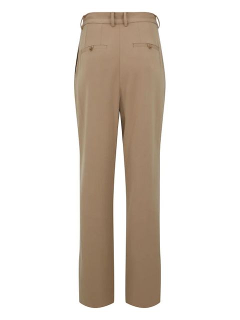 STAUD Luisa pleated wide-leg trousers - Brown - zdjęcie produktu nr 2