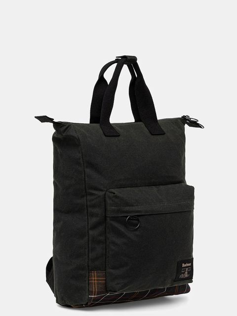 Barbour plecak Field Wax kolor zielony duży gładki UBA0714 - zdjęcie produktu nr 2