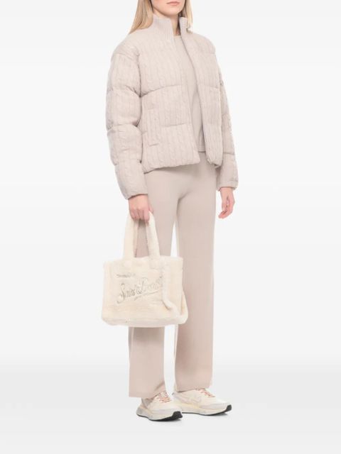 MC2 Saint Barth Colette Teddy logo embroidered tote bag - White - zdjęcie produktu nr 2