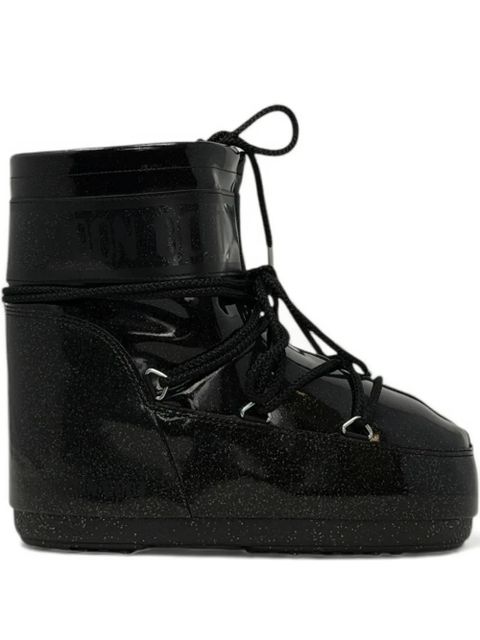 Moon Boot Icon Low glitter snow boots - Black - zdjęcie produktu nr 1