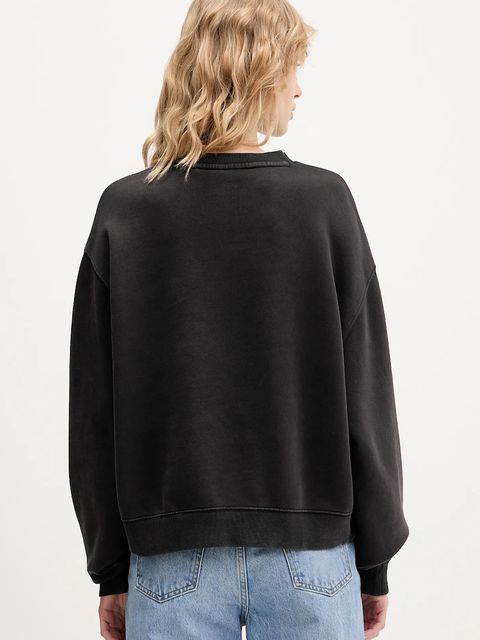 HUGO bluza bawełniana Deroxina_8 damska kolor szary z nadrukiem 50555824