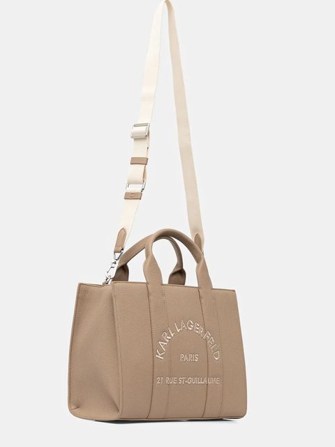 Karl Lagerfeld torebka K/RSG MD kolor beżowy B1W30041