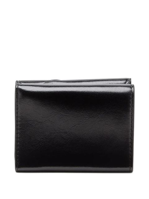 Diesel xs II embossed tri-fold coin purse - Black - zdjęcie produktu nr 2