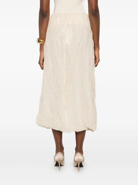 Magda Butrym 3D-detailed midi skirt - Neutrals - zdjęcie produktu nr 1