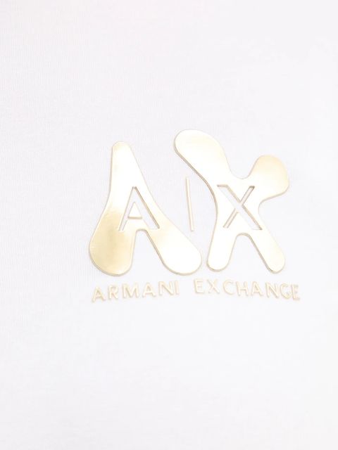 Armani Exchange t-shirt damski kolor biały XW001347 AF17173