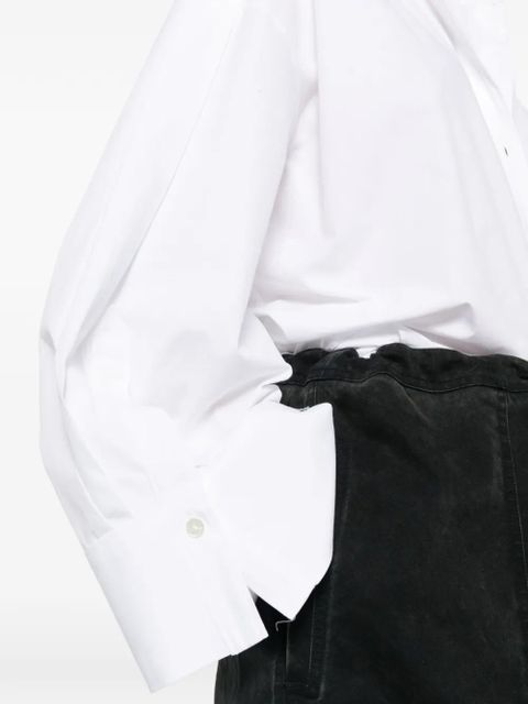 Blumarine popeline shirt - White