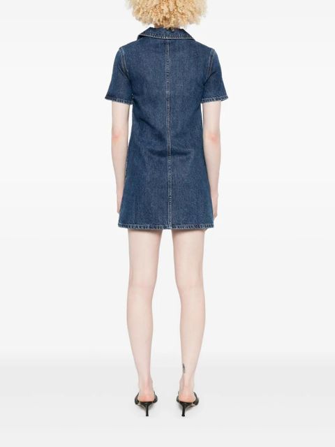 Self-Portrait denim mini dress - Blue - zdjęcie produktu nr 2