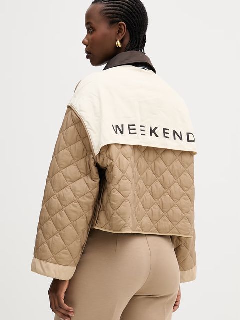 Weekend Max Mara kurtka dwustronna KAKI