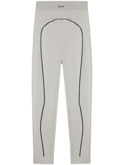 Off-White Off Stamp leggings - Grey