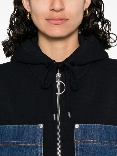 SANDRO zip-up hoodie - Blue