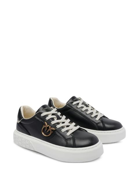 PINKO Yoko 06 metallic-trim platform sneakers - Black - zdjęcie produktu nr 2