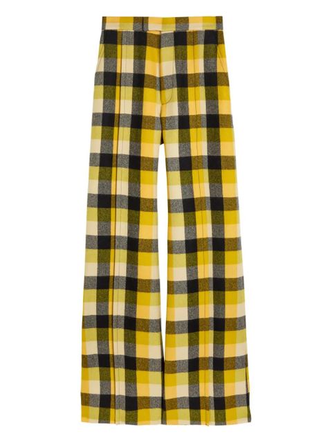 Vivienne Westwood checked trousers - Yellow - zdjęcie produktu nr 1