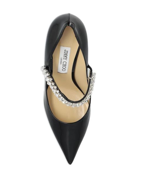 Jimmy Choo 85mm Bing leather pumps - Black