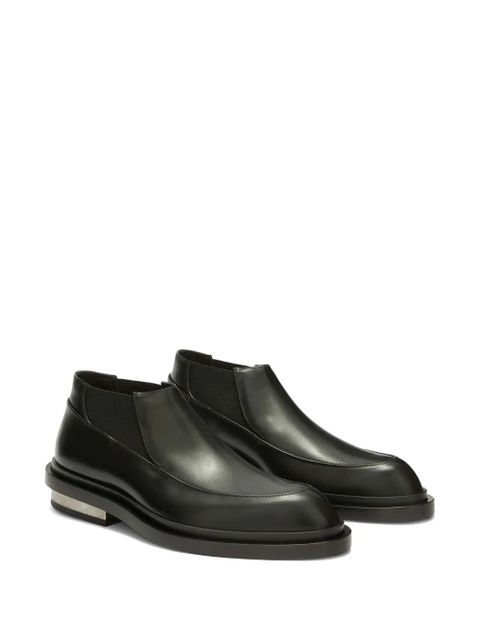 Jil Sander leather ankle boots - Black