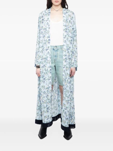 Zadig&Voltaire silk coat - Blue